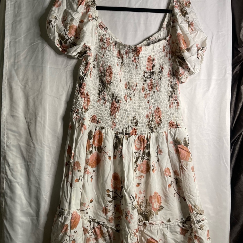 J For Justify Spring dress with runched top